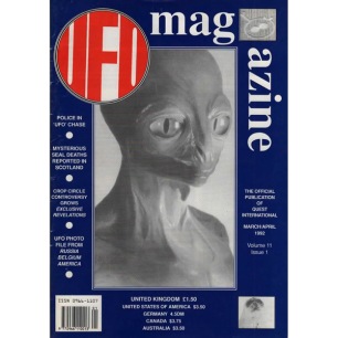 UFO Magazine (Birdsall, UK) (1992-1993) - Mar/April 1992 (v 11 n 1)