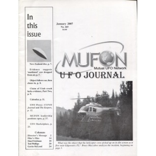 MUFON UFO Journal (2007 - 2008) - 465 - Jan 2007