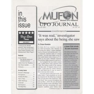MUFON UFO Journal (2011-2014) - 513 - Jan 2011