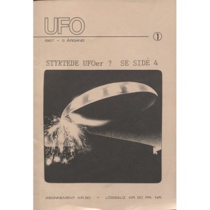 Ufo Norge (1987-1992) - 1987 Vol 6 No 1