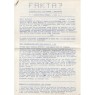 Fakta? Ekstra-trykk/Newsletter (1970-1971) - 1970 No 1