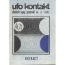 UFO Kontakt - IGAP Journal (H C Petersen) (1969-1972) - 1972 - Extract of UFO Kontakt No 3