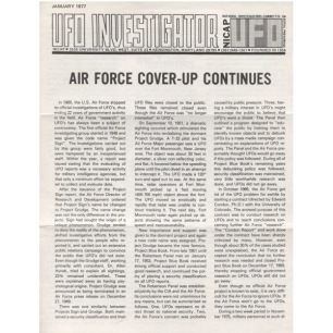 U.F.O. Investigator (1977-1980) - 1977 Jan