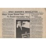 Gray Barker's Newsletter (1976-1984) - 1981? No 12 Jul (8 pages)