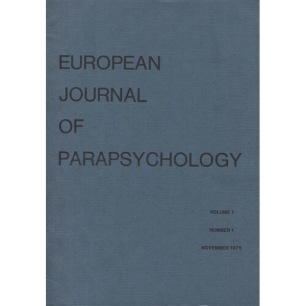European Journal of Parapsychology (1975-1989)