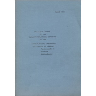 Research Letter Of The Parapsychological Division Of The Psychological Laboratory (1972-1984) - 1972 Mar