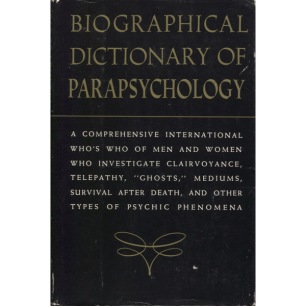 Pleasants, Helen (editor) : Biographical Dictionary of Parapsychology - Good, worn jacket, notes