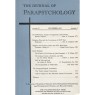 Journal of Parapsychology (the) (1967-1973) - 1967 Vol 31 No 4