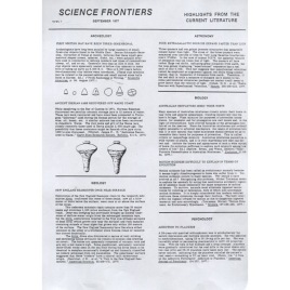 Science Frontiers Newsletter (Sourcebook Project, 1977-1986)