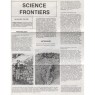 Science Frontiers Newsletter (Sourcebook Project, 1977-1986) - 1985 No 39 4 pages