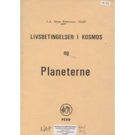 Petersen, J.S. Boye: Livsbetingelser i kosmos og planeterne (Sc)