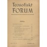 Teosofiskt Forum (1942-1950) - 1942 vol 11 no 11