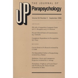 Journal of Parapsychology (the) (1986-2002)