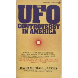 Jacobs, David Michael: The UFO controversy in America (Pb)