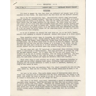 C.U.P (Cleveland Ufology Project) Newsletter (1966-1969) - 1966 Vol 1 No 03 10 pages