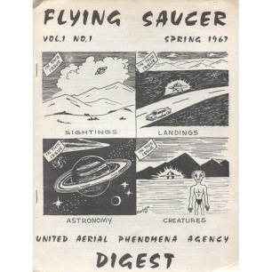 Flying Saucer Digest (1967-1971) - 1967 Vol 1 No 01 7 pages