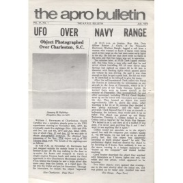 A.P.R.O. Bulletin (1978 vol 27-1986)