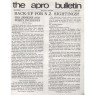 A.P.R.O. Bulletin (1978 vol 27-1986) - 1979 Vol 28 No 01 8 pages