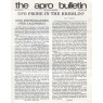 A.P.R.O. Bulletin (1978 vol 27-1986) - 1979 Vol 28 No 04 8 pages