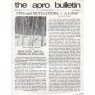 A.P.R.O. Bulletin (1978 vol 27-1986) - 1979 Vol 28 No 05 8 pages
