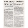 A.P.R.O. Bulletin (1978 vol 27-1986) - 1980 Vol 28 No 12 8 pages