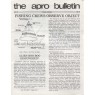 A.P.R.O. Bulletin (1978 vol 27-1986) - 1981 Vol 29 No 11 8 pages