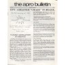 A.P.R.O. Bulletin (1978 vol 27-1986) - 1982 Vol 30 No 04 8 pages