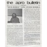 A.P.R.O. Bulletin (1978 vol 27-1986) - 1983 Vol 31 No 02 8 pages