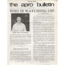 A.P.R.O. Bulletin (1978 vol 27-1986) - 1984 Vol 32 No 05 8 pages