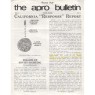 A.P.R.O. Bulletin (1978 vol 27-1986) - 1985 Vol 32 No 12 8 pages