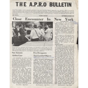 A.P.R.O. Bulletin (1955-1978 vol 26) - 1974 Vol 23 No 02 10 pages