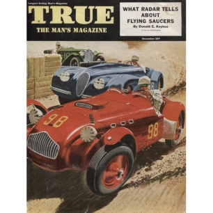 True The Man´s Magazine (1952-1967) - 1952 Dec, worn/torn cover, 136 pages
