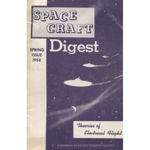 Space Craft Digest (1958) - 1958 Spring taped cover, notes