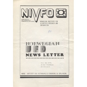 Norwegian UFO Newsletter (NIVFO, 1981-1985)