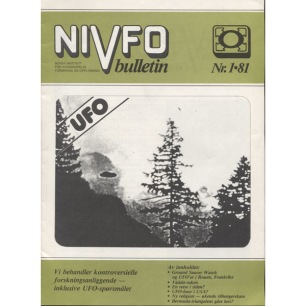 NIVFO Bulletin (1981-1984) - 1981 No 01 21 pages