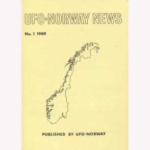 UFO-Norway News (1989-1992) - 1989 No 1 16 pages
