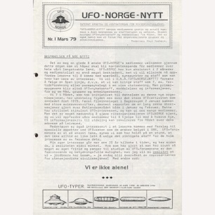 UFO Norge Nytt (1979-1981) - 1979 No 01 10 pages