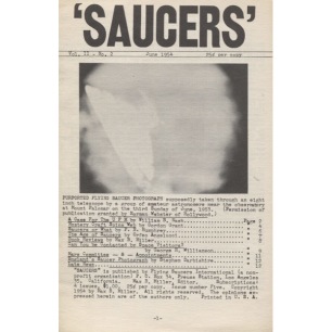 Saucers (Max Miller) (1954-1960) - Vol II No 2 - June 1954