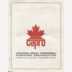 CAPRO (Canadian Aerial Phenomena Research,1969) - 1969 Vol 2 No 02 Jan/Feb 13 pages