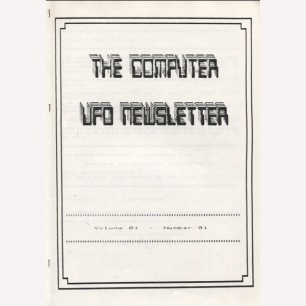 Computer UFO Newsletter (1985-1986)