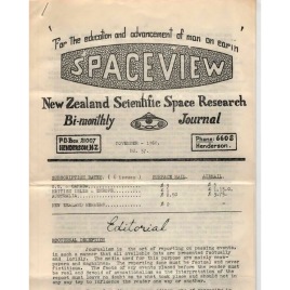 Spaceview, New Zealand Scientific Space Research (1966-1975)