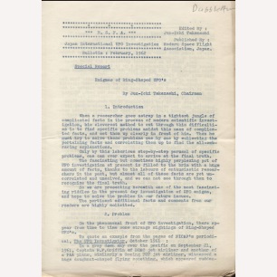 Japan International UFO Investigation Bulletin (1962)