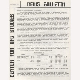 CUFOS Bulletin/Newsletter (1976-1984)