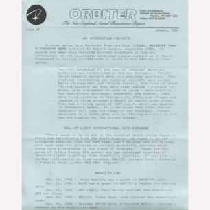 Orbiter (1988-1991) - 1988 No 04 8 pages folio size