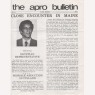 A.P.R.O. Bulletin (1978 vol 27-1986) - 1982 Vol 30 No 01 8 pages