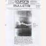 CUFORN Bulletin (1985-1989) - 1987 Vol 08 No 04 (photocopy, 12 pages)