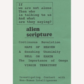alien scripture (1992 ?)