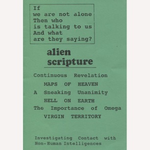 alien scripture (1992 ?) - 1992- No 01