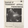 Journal of Transient Aerial Phenomena (1979-1989) - Vol 1 No 1 - July/Aug 1979