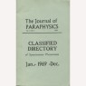 Journal of Paraphysics, The (1967-1970) - 1969 No 06